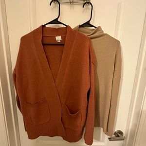 A new day cardigan and sweater bundle